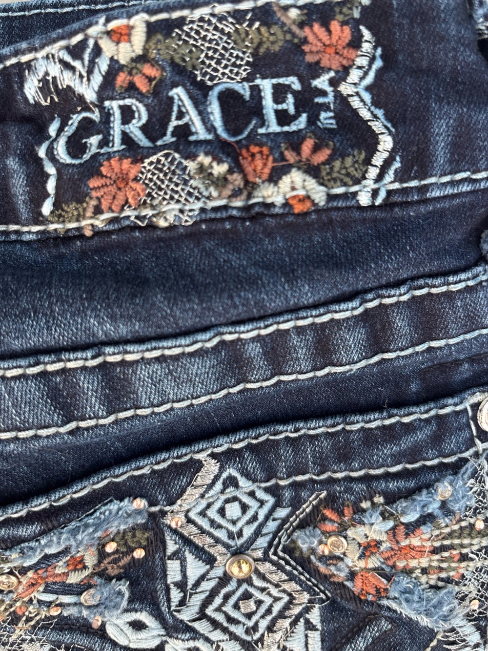GRACE in LA Easy Fit Jeans Size 29 - Picture 7 of 7